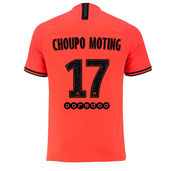 JORDAN Camiseta Paris Saint Germain NO.17 Choupo Moting 2ª 2019-2020 Naranja
